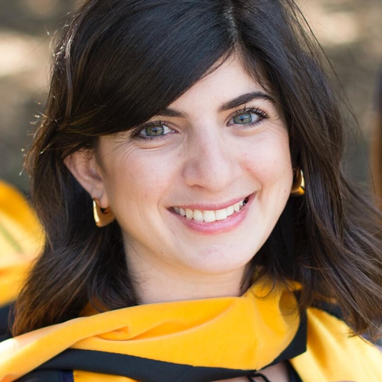 person graduating