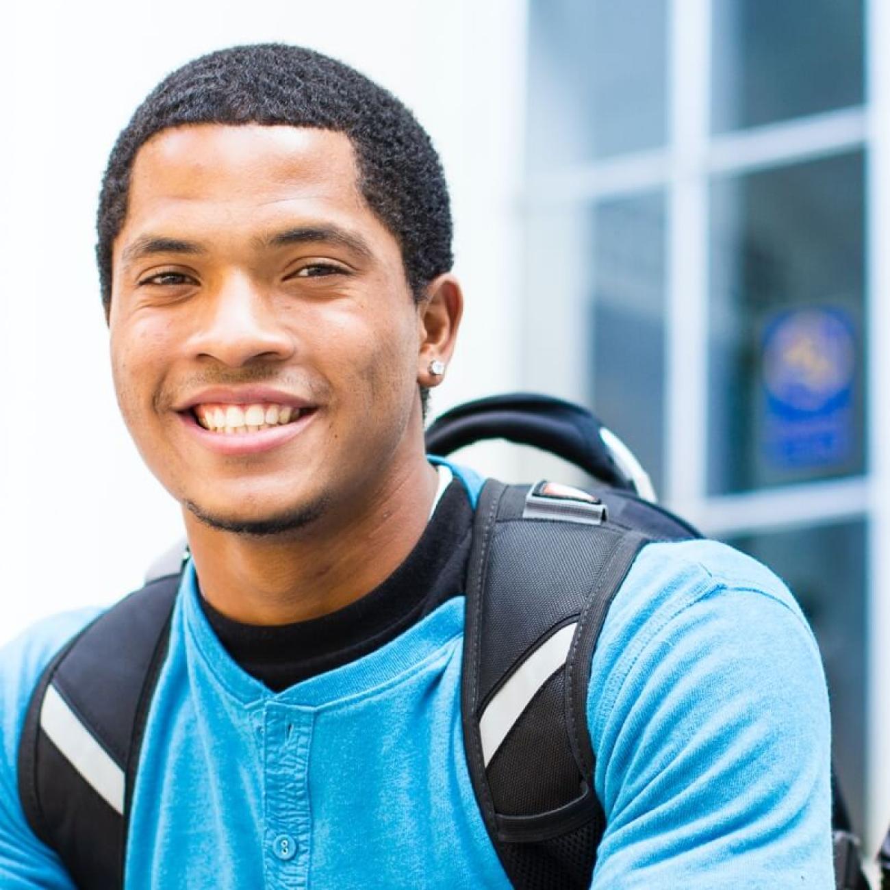 person smiling
