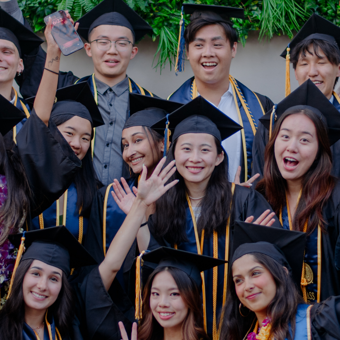 College of Computing, Data Science, and Society graduates posing for a photo