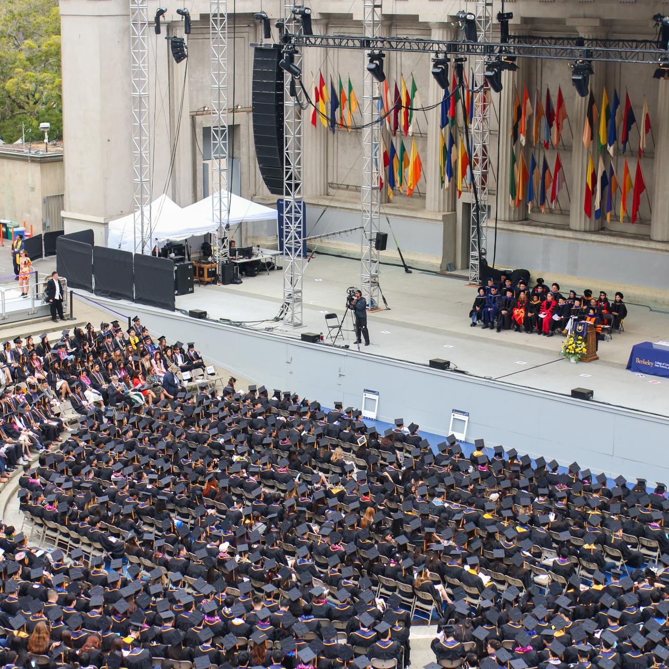 UC Berkeley's College of Computing, Data Science, and Society held two inaugural college commencement ceremonies May 16.