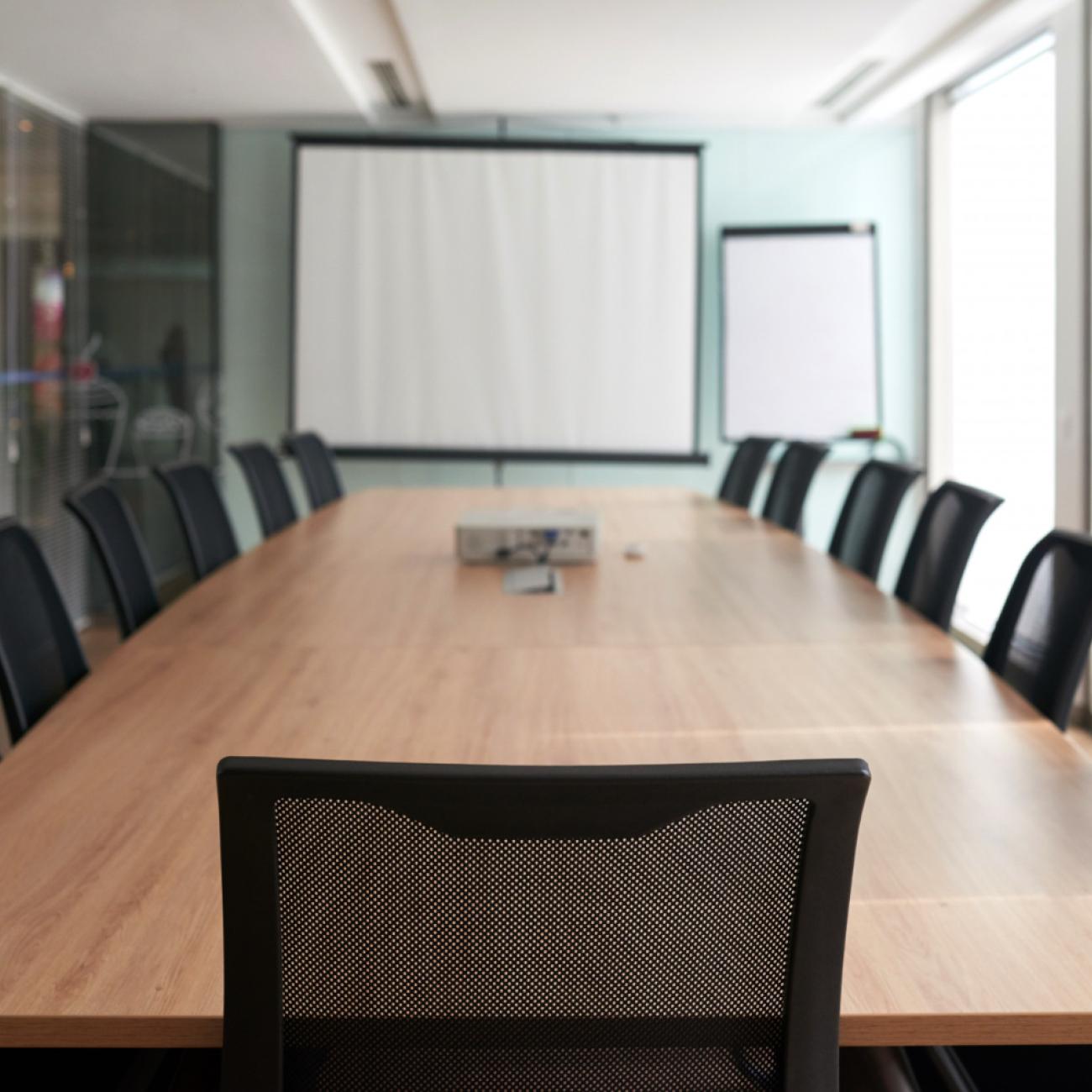 Typical boardroom