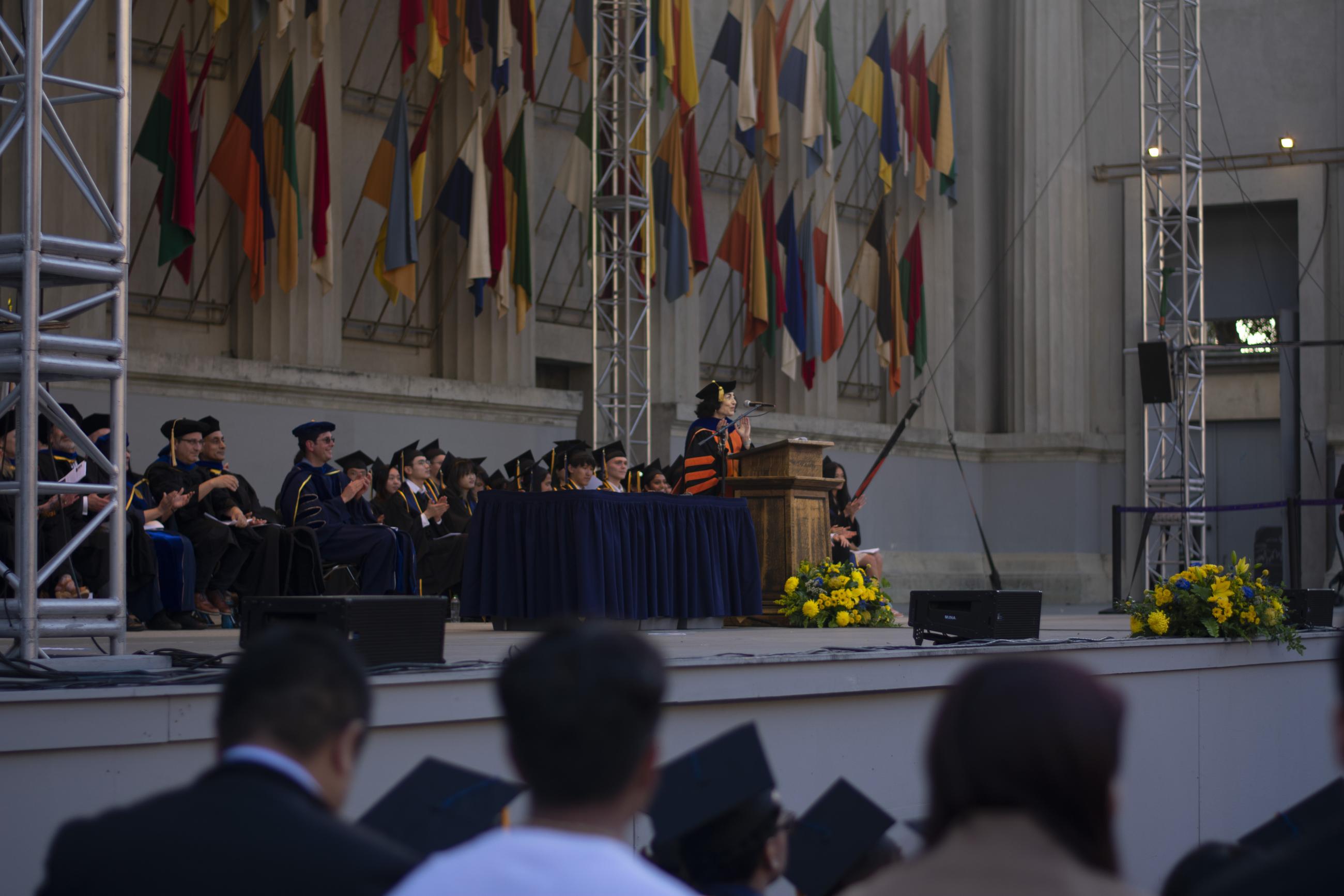 Jennifer Chayes at data science graduation