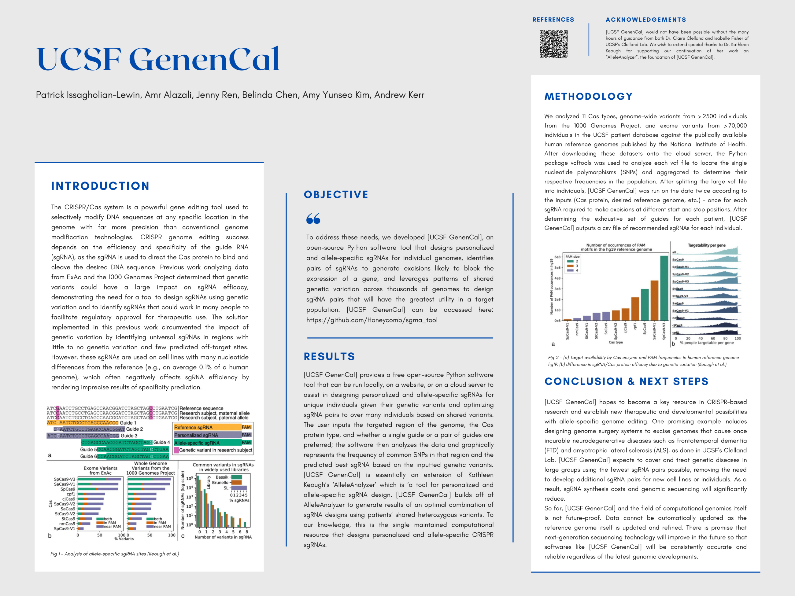 UCSF GenenCal - Fall 2022 Discovery Project