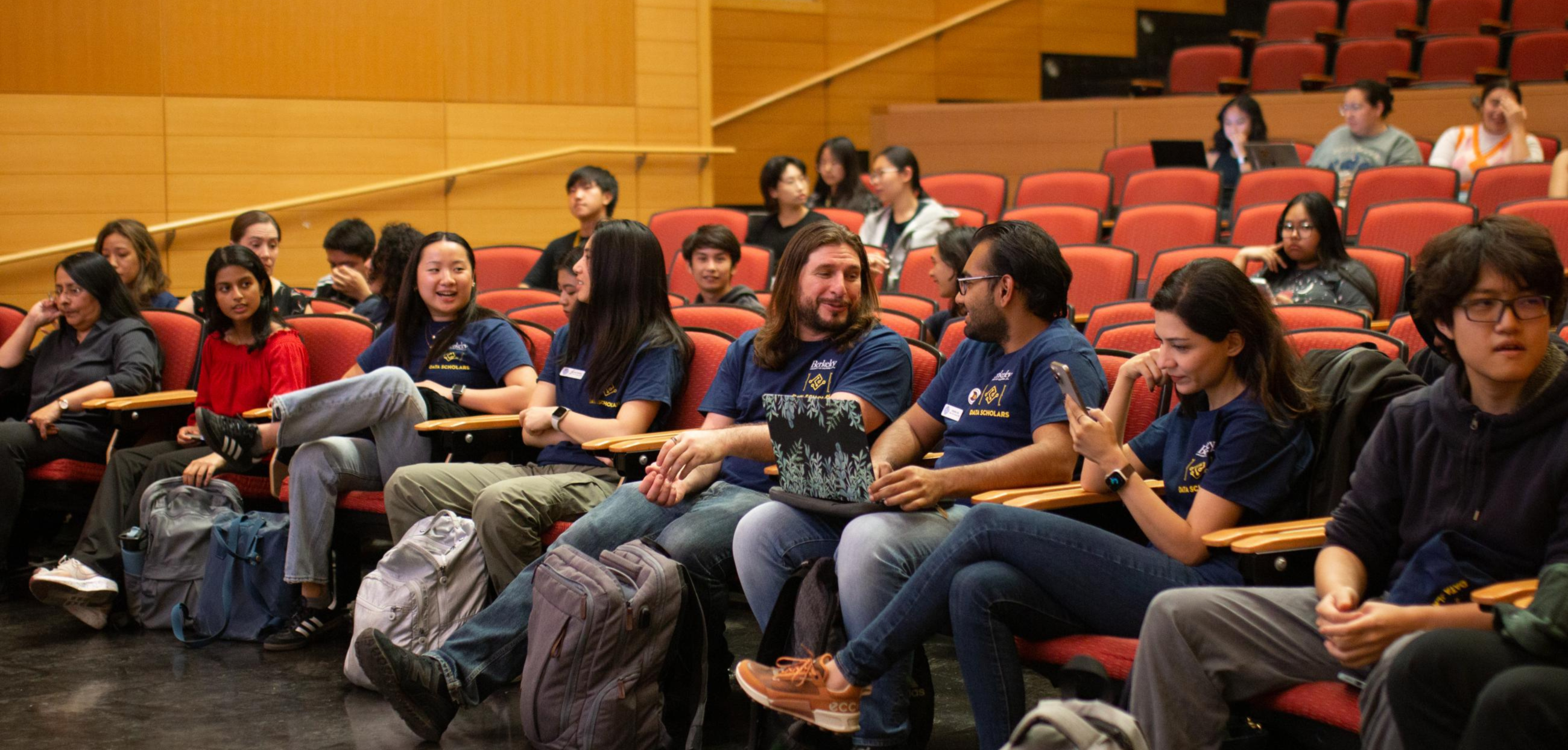 Students attend a data science event at UC Berkeley