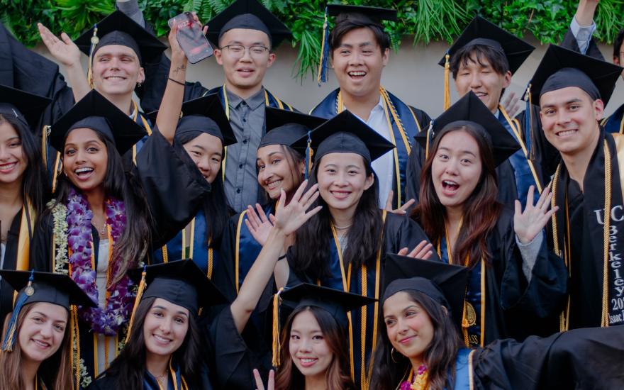 Students at CDSS Commencement Cermeony