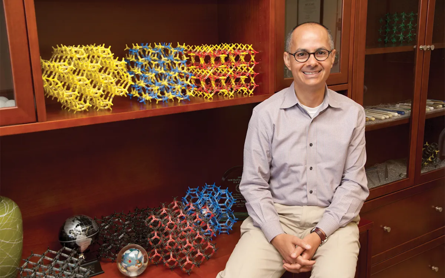 Omar Yaghi, pictured, is the founder of reticular chemistry and a UC Berkeley professor.