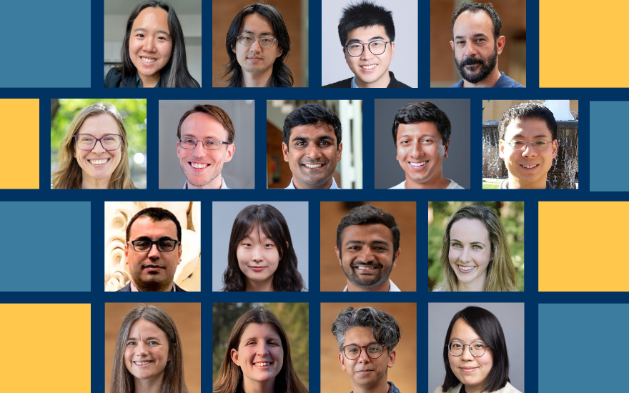 Headshots of 17 new faculty members of UC Berkeley CDSS